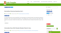 Desktop Screenshot of codepumpkin.com